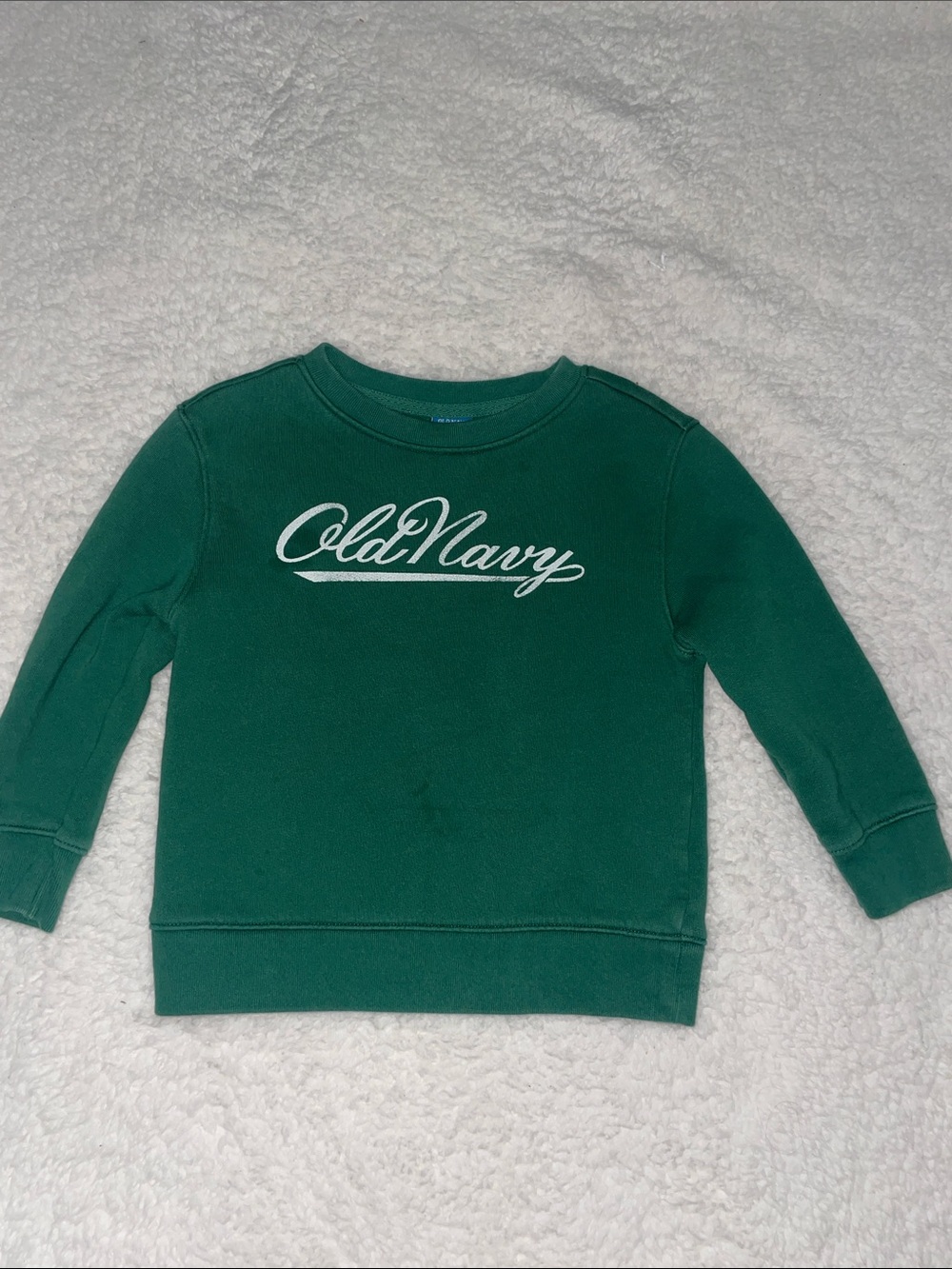 Old Navy Kids Green Logo Crewneck Sweatshirt